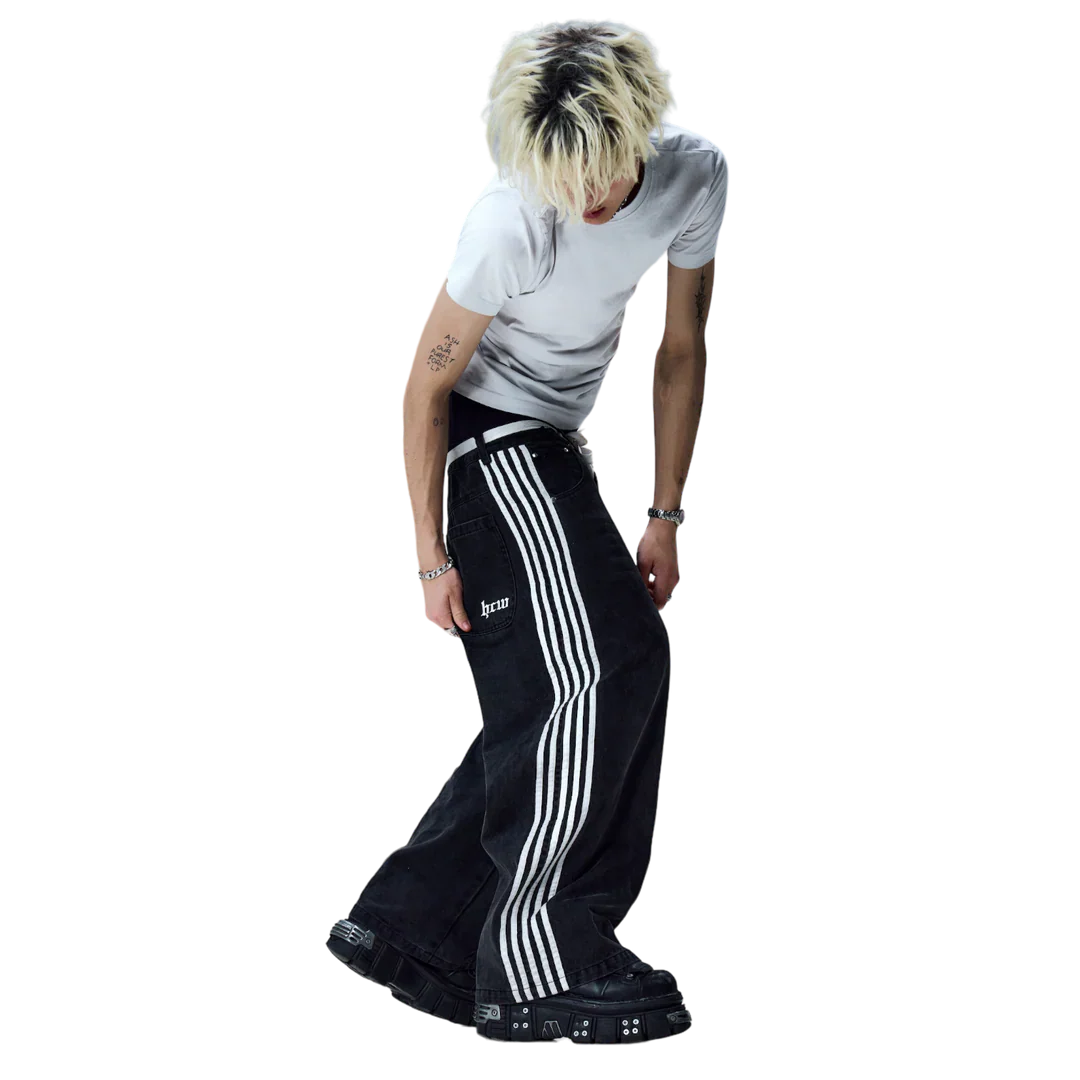 TRACK DENIM (BLACK)