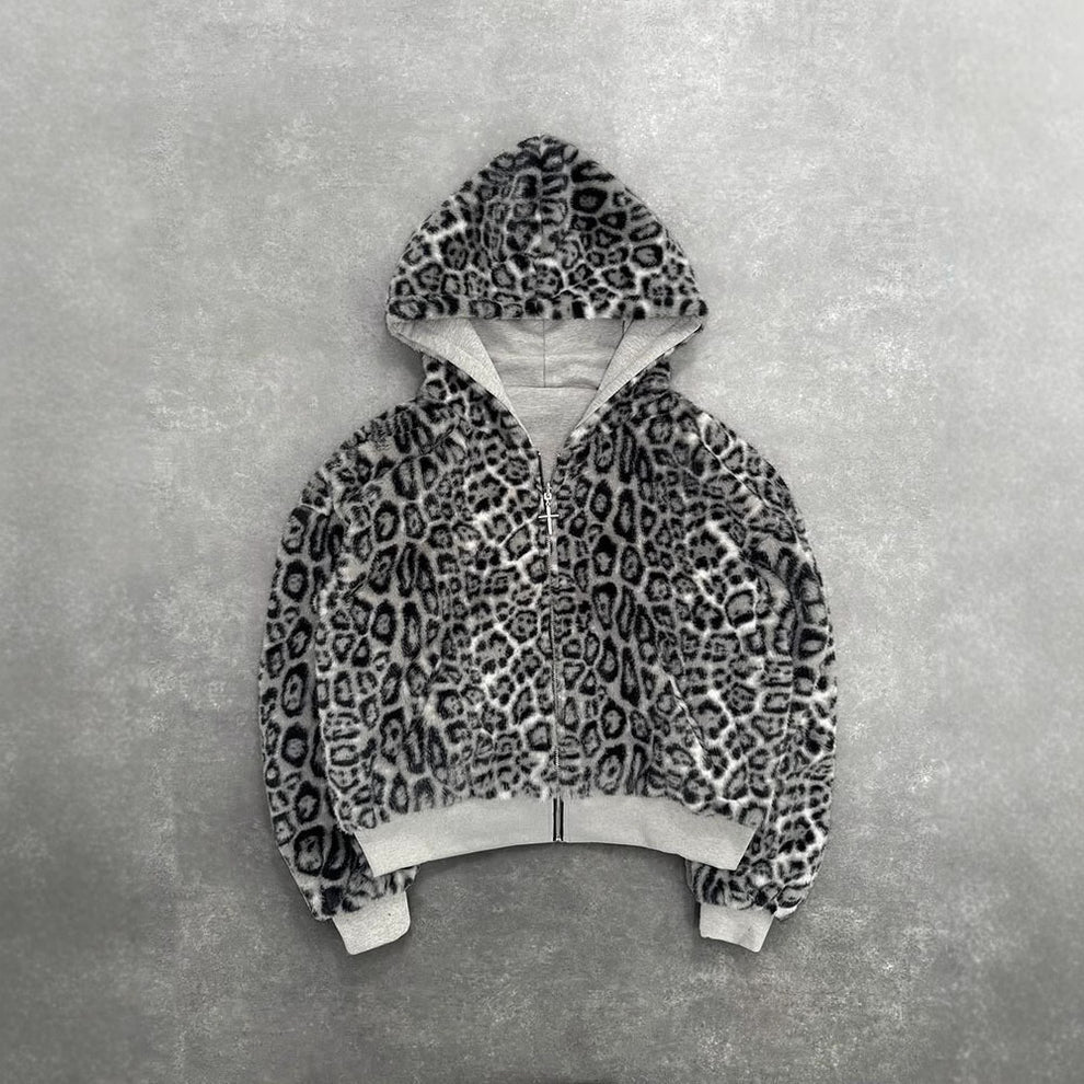 LEOPARD ZIPUP