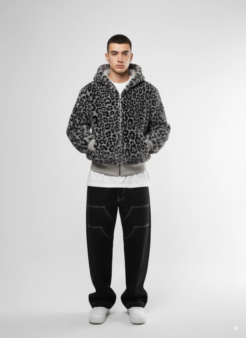 LEOPARD ZIPUP