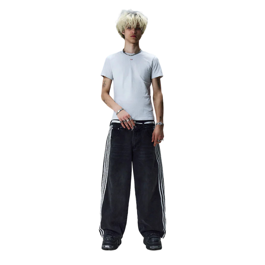 TRACK DENIM (BLACK)