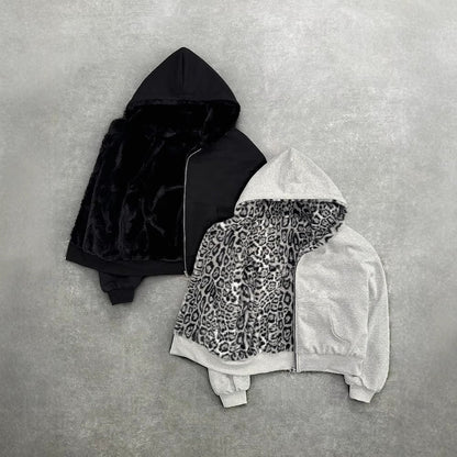 LEOPARD ZIPUP