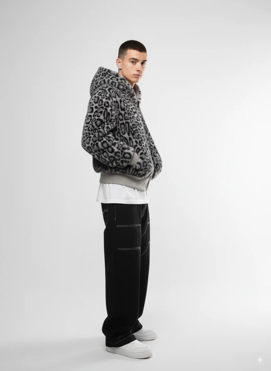 LEOPARD ZIPUP