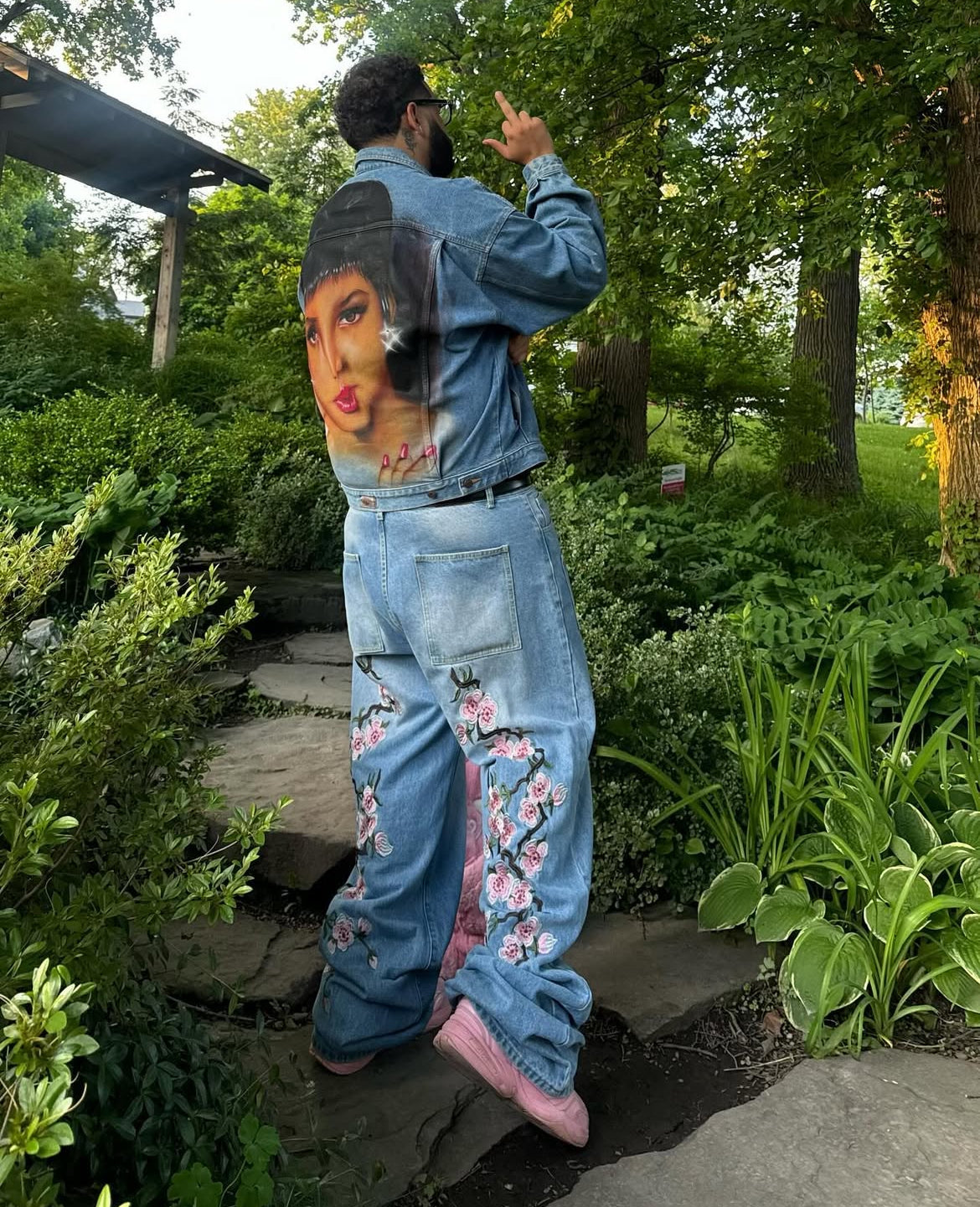 CHERRY BLOSSOM DENIM