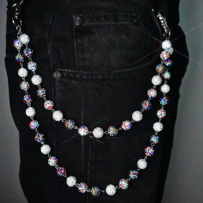 CRYSTAL POCKET CHAIN