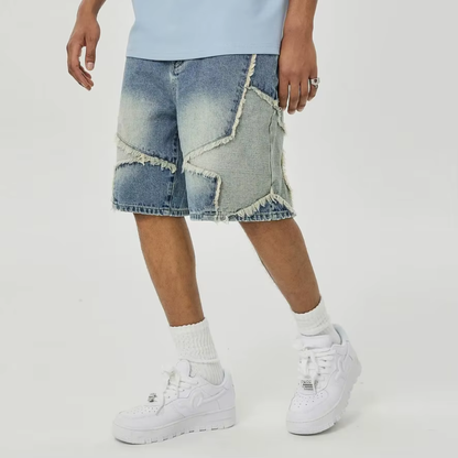 STAR DISTRESSED SHORTS