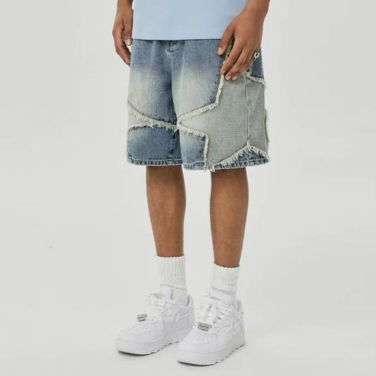 STAR DISTRESSED SHORTS