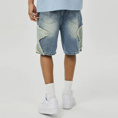 STAR DISTRESSED SHORTS