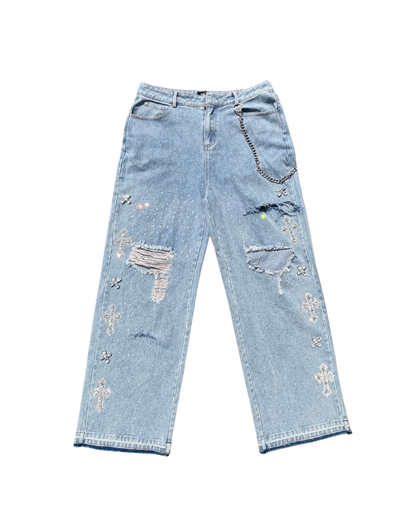 VANDAL CROSS DENIM (BAGGY)